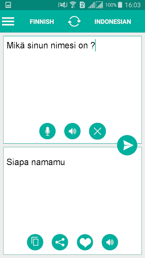 Finnish Indonesian Translator Screenshot 0