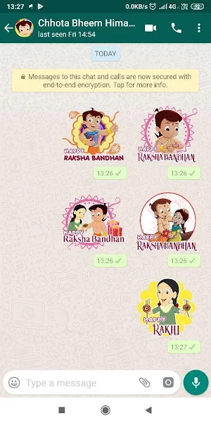 Chhota Bheem WAStickers Screenshot 3