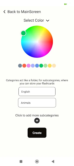 YOF - Your Own Flashcards Screenshot 1