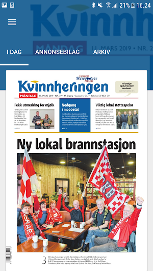 Kvinnheringen eAvis Screenshot 0