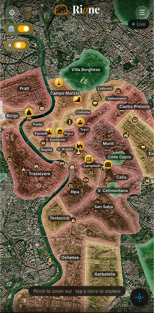 Rione - Rome Travel Guide Screenshot 0