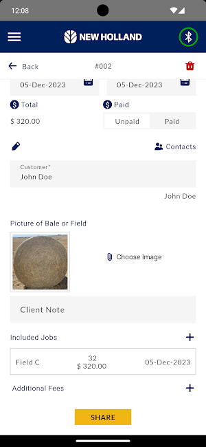 New Holland Bale Manager Screenshot 1