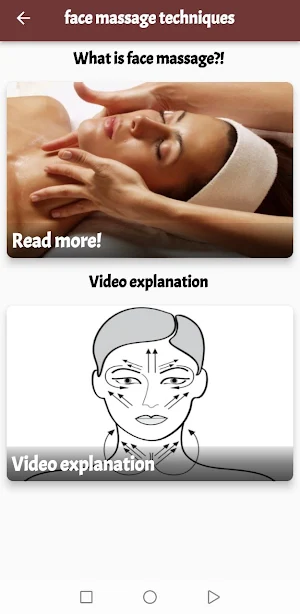 face massage techniques Screenshot 2