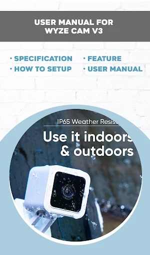 Wyze cam v3 User Manual Guide Screenshot 1