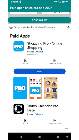 Paid Apps Sales Pro App 2025 Screenshot 2