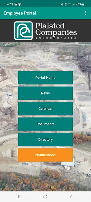 Plaisted Employee Portal Screenshot 1