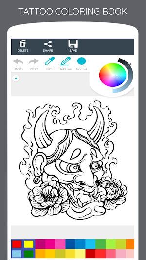 Cool Tattoo Coloring Book Screenshot 0