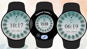 Peacock Feather Watch Face Screenshot 3