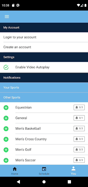 SMWC Athletics Screenshot 2