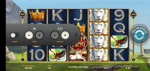 White Lion Slots Game Screenshot 2