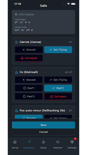 Ekynavy - Sailing Logbook Screenshot 1