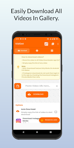 VidGet - All Video Downloader Screenshot 0