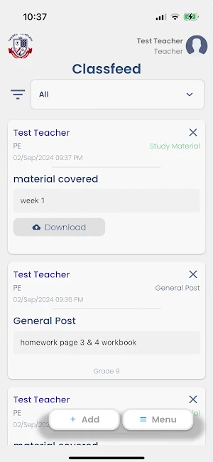 Thebes International School B Screenshot 1