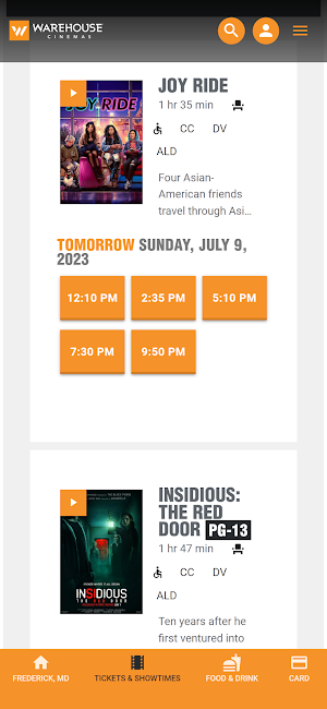 Warehouse Cinemas Screenshot 3