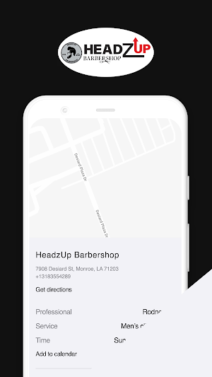 HeadzUp Barbershop Screenshot 0