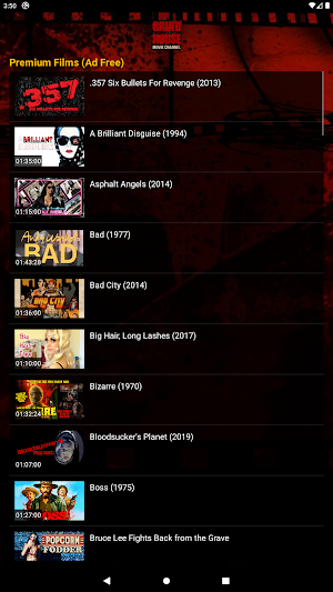 Grindhouse Movie Channel Screenshot 1