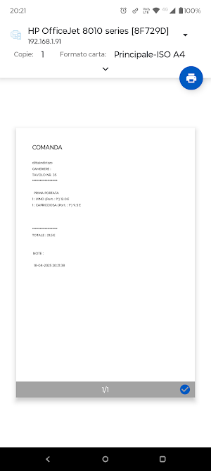 COMANDE RISTO BAR PRO Screenshot 3
