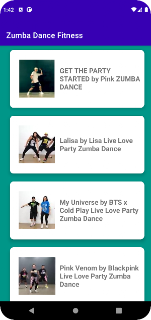 Zumba Dance Fitness Screenshot 1