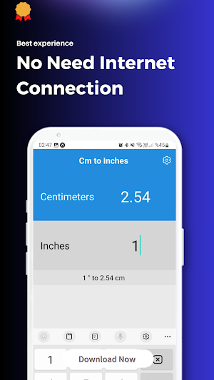 Centimeters to Inches Pro Screenshot 1