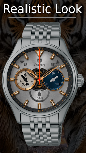 Realistic  Analog Watch Face Screenshot 3
