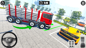 Truck Simulator: Parking Truck Games Screenshot 1