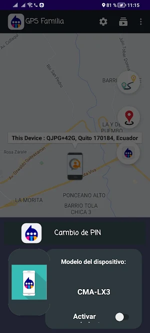 DgitalX GPS Familia Screenshot 1