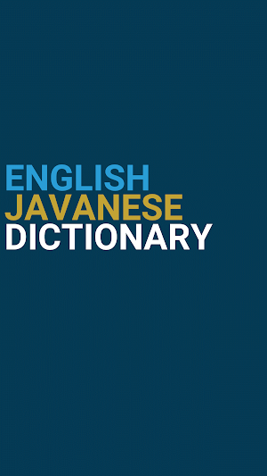 English : Javanese Dictionary Screenshot 0