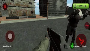 Zombie Shooting Border Zone Screenshot 0