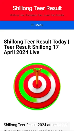 Shillong Teer Result Screenshot 3