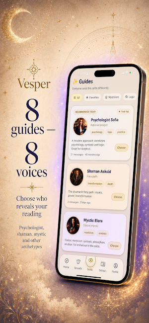 Vesper: Tarot Card Reading Screenshot 1