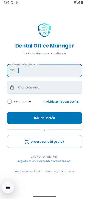 Dental Office Manager Movil Screenshot 1