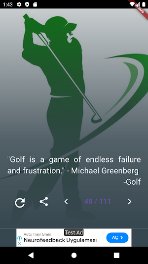 Golf Quotes Screenshot 3