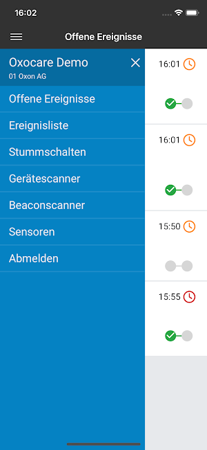 Oxocare Mobile Screenshot 1