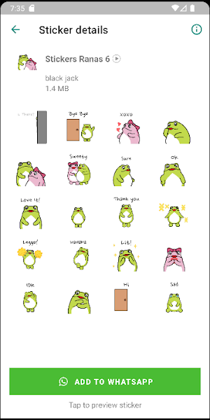 Stickers de Ranas Screenshot 3