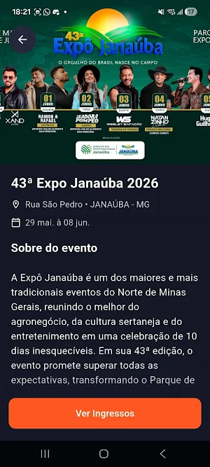 Expô Janaúba Screenshot 1
