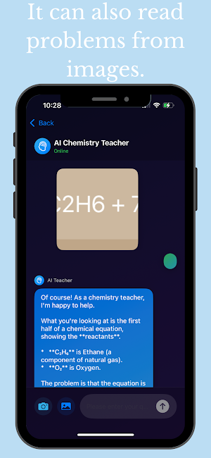 AI Chemistry Explanation Screenshot 1