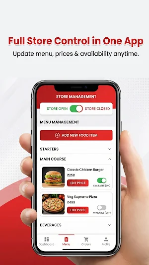 Foodybizz - Store App Screenshot 2
