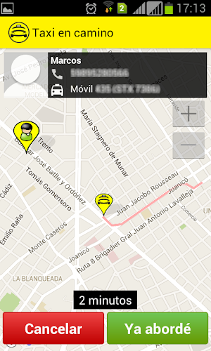 Taxi Uruguay Screenshot 2