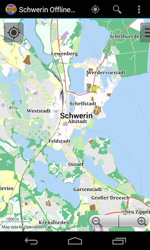Schwerin Offline City Map Screenshot 0