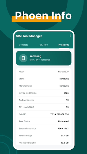 SIM Contacts Manager Screenshot 2