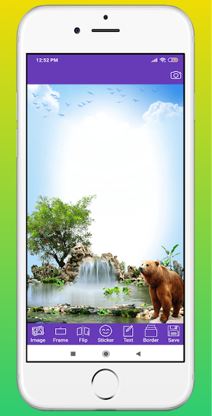 Animal Photo Frame Editor Screenshot 1