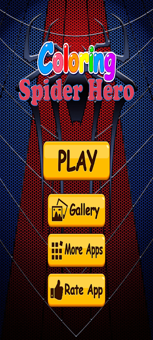Coloring Hero Spider Screenshot 1