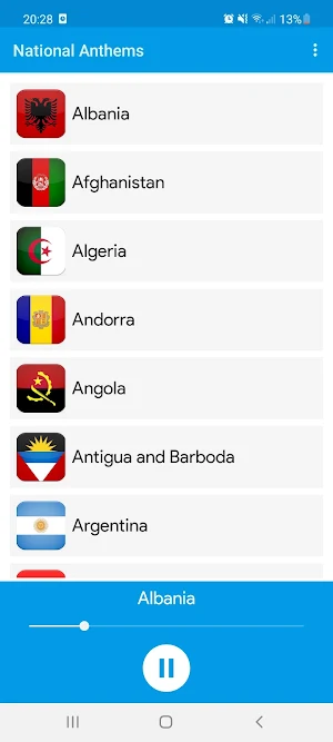 National Anthems Screenshot 2