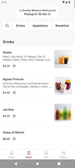 La Bamba Mexican Restaurant Screenshot 1