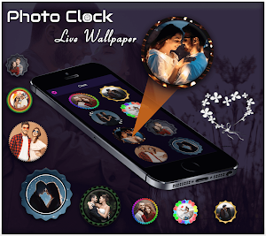 Photo Clock Live Wallpaper Screenshot 3