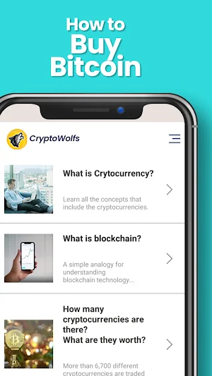 Crypto Wolf: Learn crypto Screenshot 1