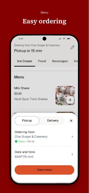 Char Burger & Creamery Screenshot 2