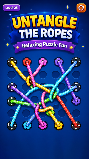 Rope Match - Tangle Puzzle Screenshot 0