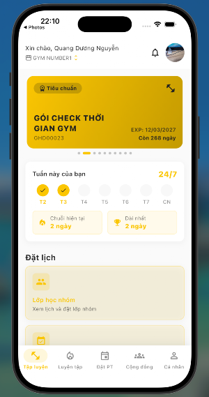 Livefit Fitness Screenshot 1