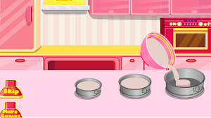Make cake chocolate girls game Screenshot 2
